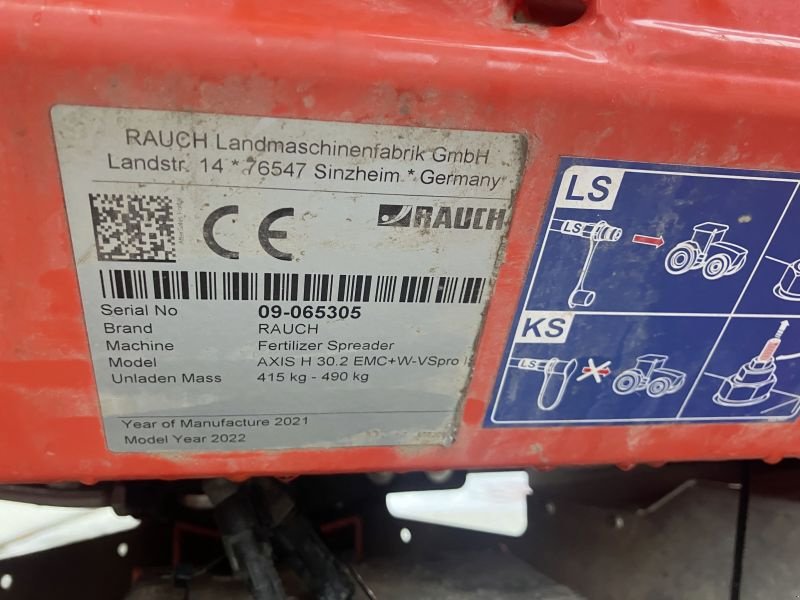 Düngerstreuer Türe ait Rauch AXIS-H 30.2 EMC+W ISOBUS PRO, Gebrauchtmaschine içinde Heilsbronn (resim 10)